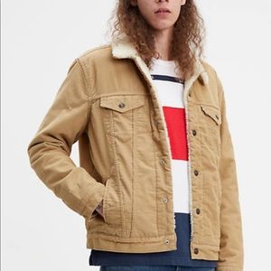 Levis Corduroy Sherpa Trucker